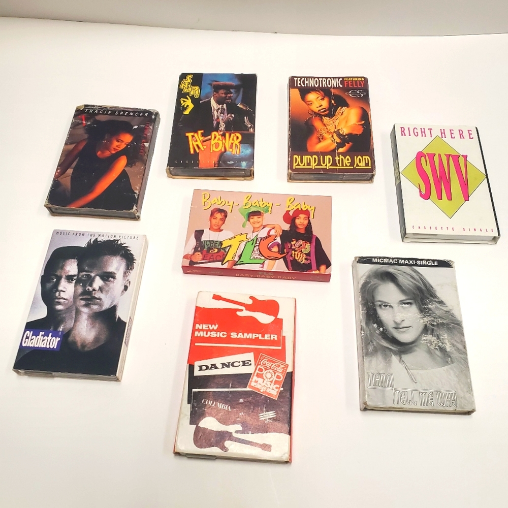Cassette Lot Vintage Tapes